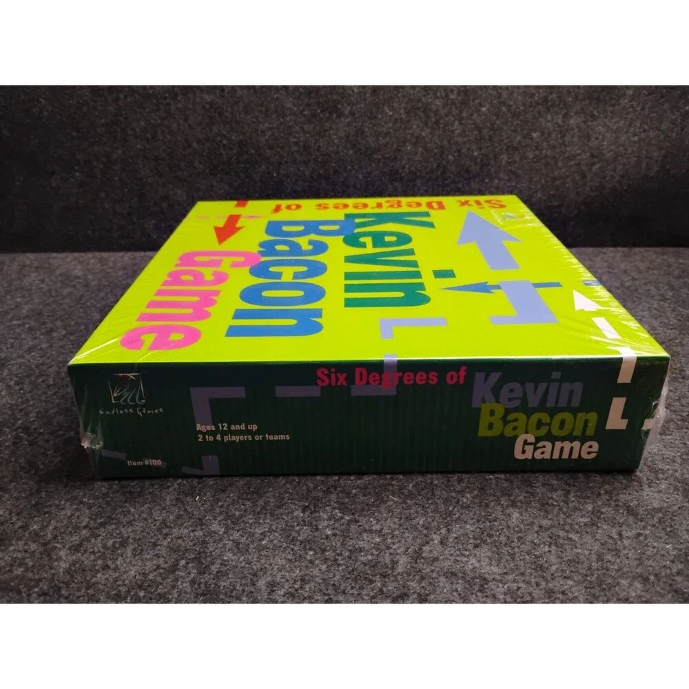 Vintage 1997 Six Degrees Of Kevin Bacon Board Game Brand New Sealed in Box